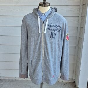 MIKE TYSON Roots of Fight Under Armour Grey Cotton Blend 2XL Mens Hoodie Sweater